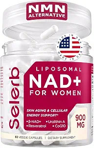 NAD+ Supplement for Women - NMN Alternative with β-NAD+, Trans-Resveratrol, CoQ10, D-Ribose - Pr... | Amazon (US)