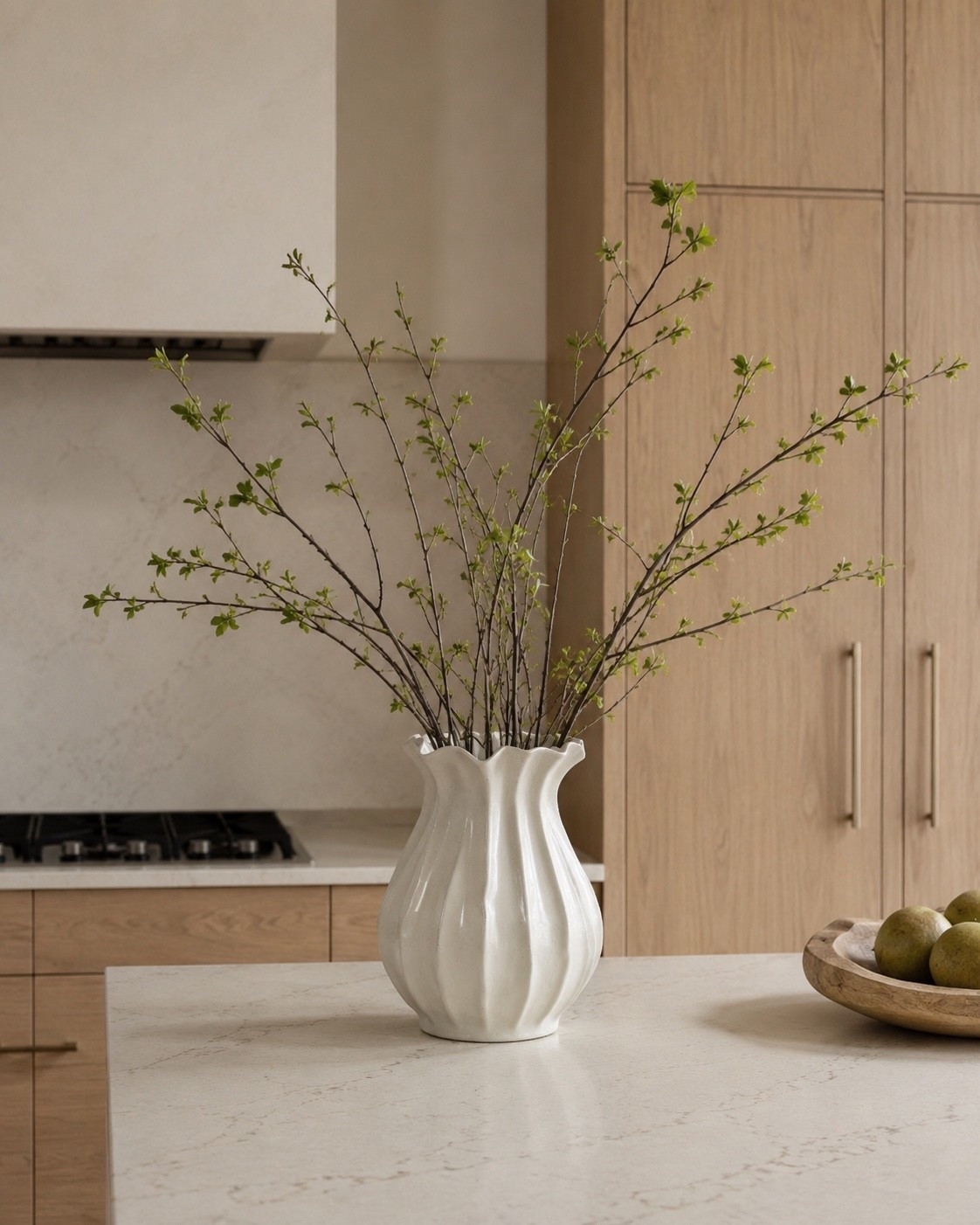 This 16” tall XL vase is a pottery barn dupe and in stock now! Are real branches for a console table, dining table or island!

#LTKHome