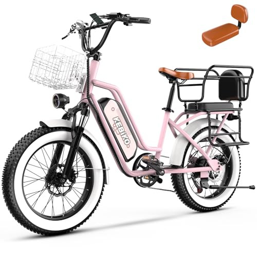 2 Seater Electric Bike, 48V 20AH(𝟗𝟔𝟎𝐖𝐇) Large Removable Battery, 𝟏𝟑𝟎𝟎... | Amazon (US)