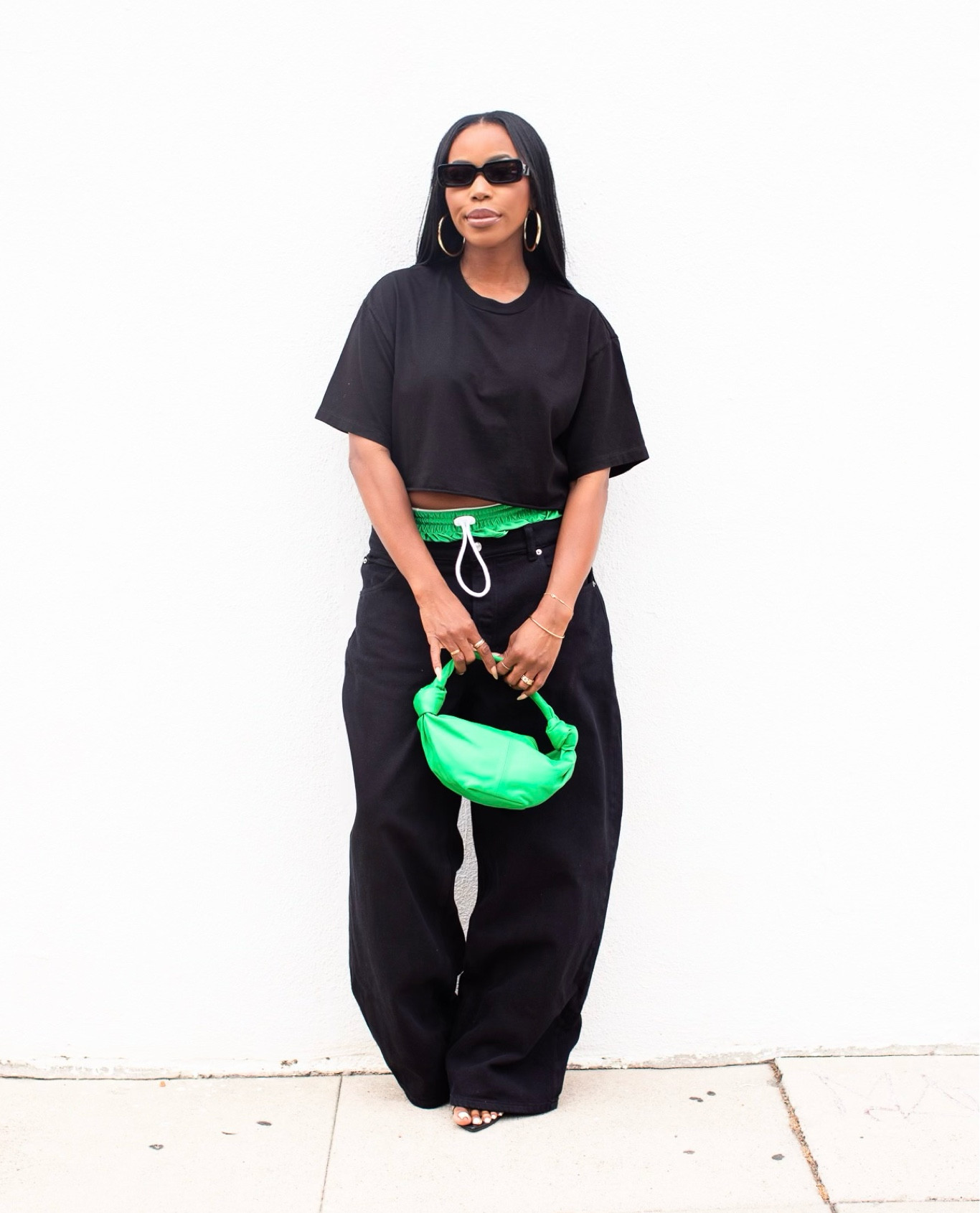 Dressed up this casual look for Memorial Day. Alexander Wang pants are currently on sale at Farfetch. I don’t love bold logos, so I had the tailor remove from the waistband. Bottega bag also on sale via SSENSE.

#LTKStyleTip