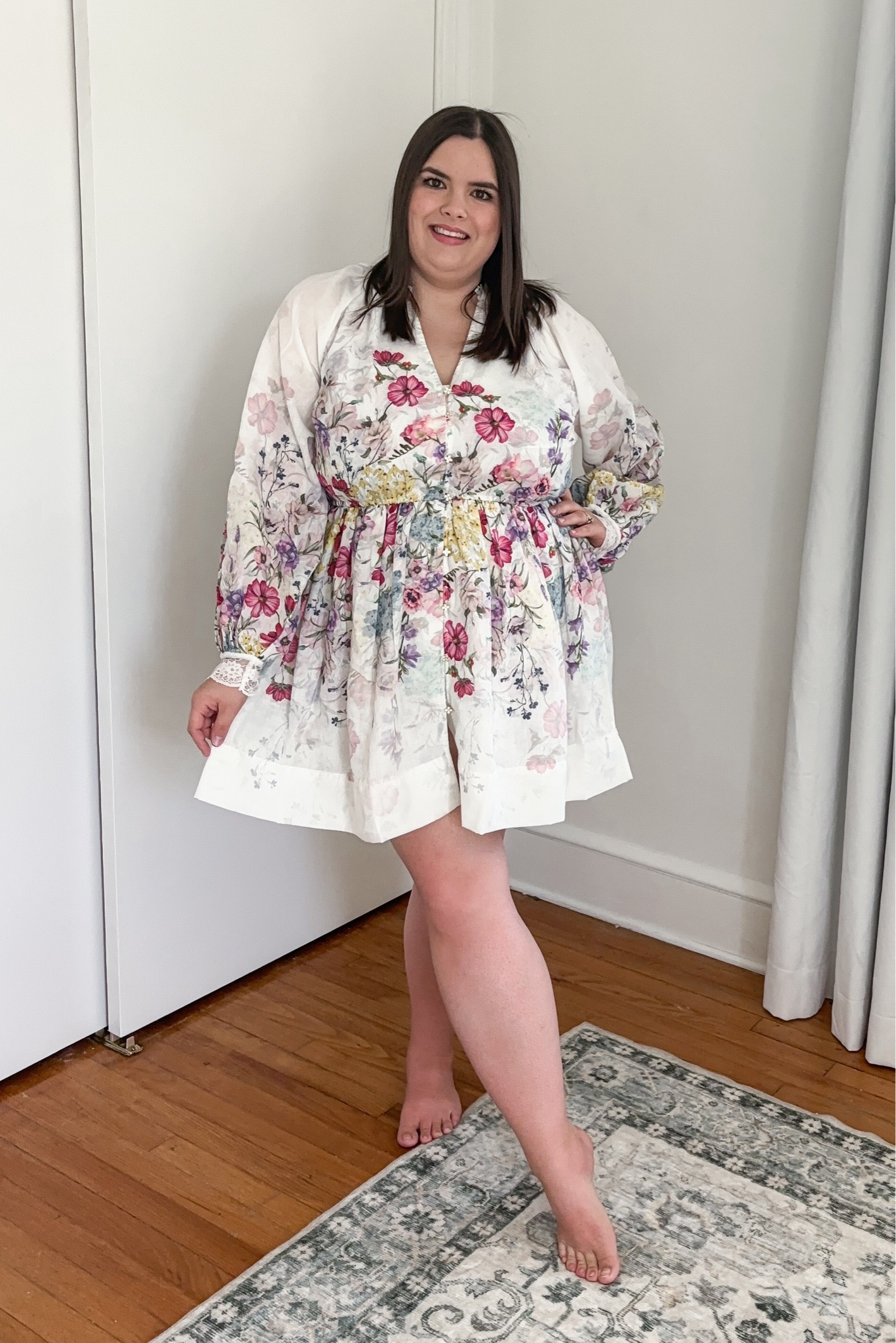 Darling floral midi dress for spring. I am wearing size 1x, I would say runs true to size. 



#LTKSpringSale #LTKmidsize #LTKplussize