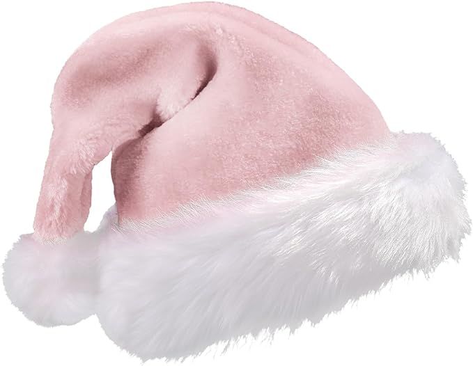 GlyinnHe Christmas Santa Hats for Adults Christmas New Year Party Decorations and Supplies | Amazon (US)