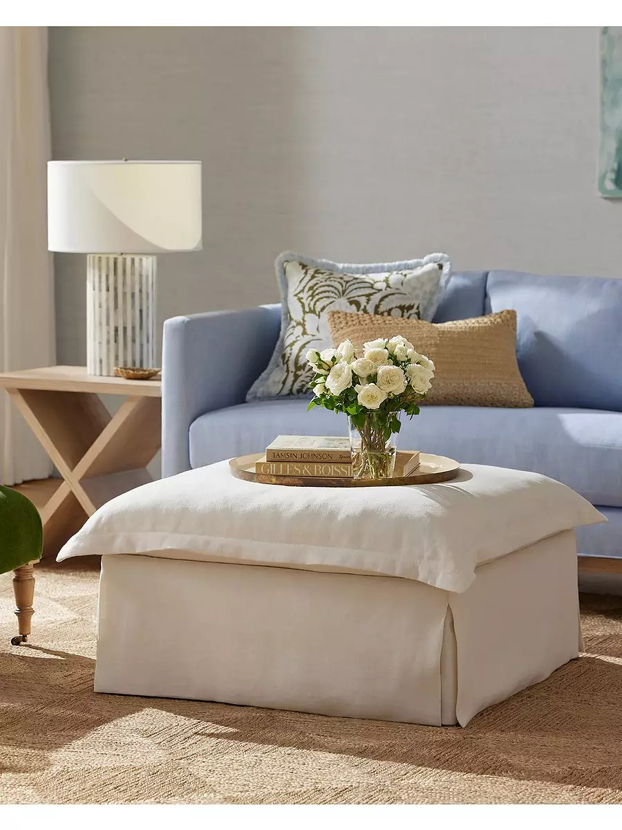 Beach House Ottoman | Serena and Lily