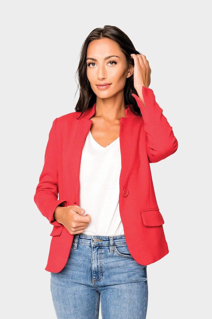 Notch Collar Blazer | Gibson