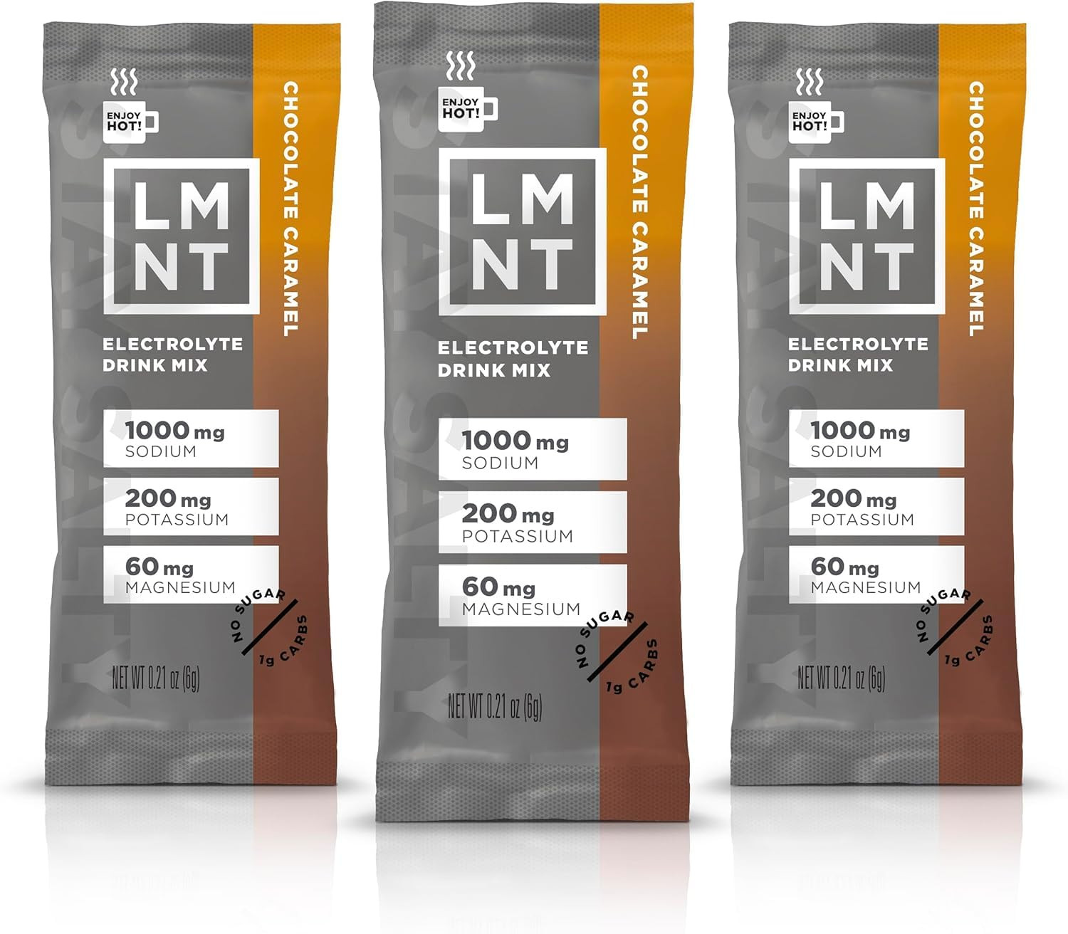 LMNT Zero Sugar Hot Chocolate or Coffee Mixer - Chocolate Caramel Salt | Drink Mix | 30-Count | Amazon (CA)