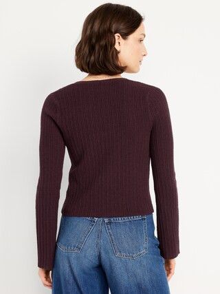 Textured Bouclé Button-Down Sweater | Old Navy (US)