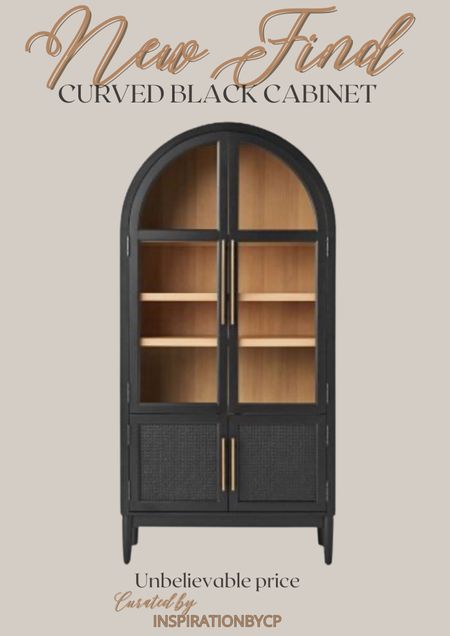 ARCHED BLACK CABINET UNDER $600
Modern home, dining room, living room, cabinet, bookcase, affordable home decor, designer look, look for less, black rattan

#LTKstyletip #LTKsalealert #LTKhome