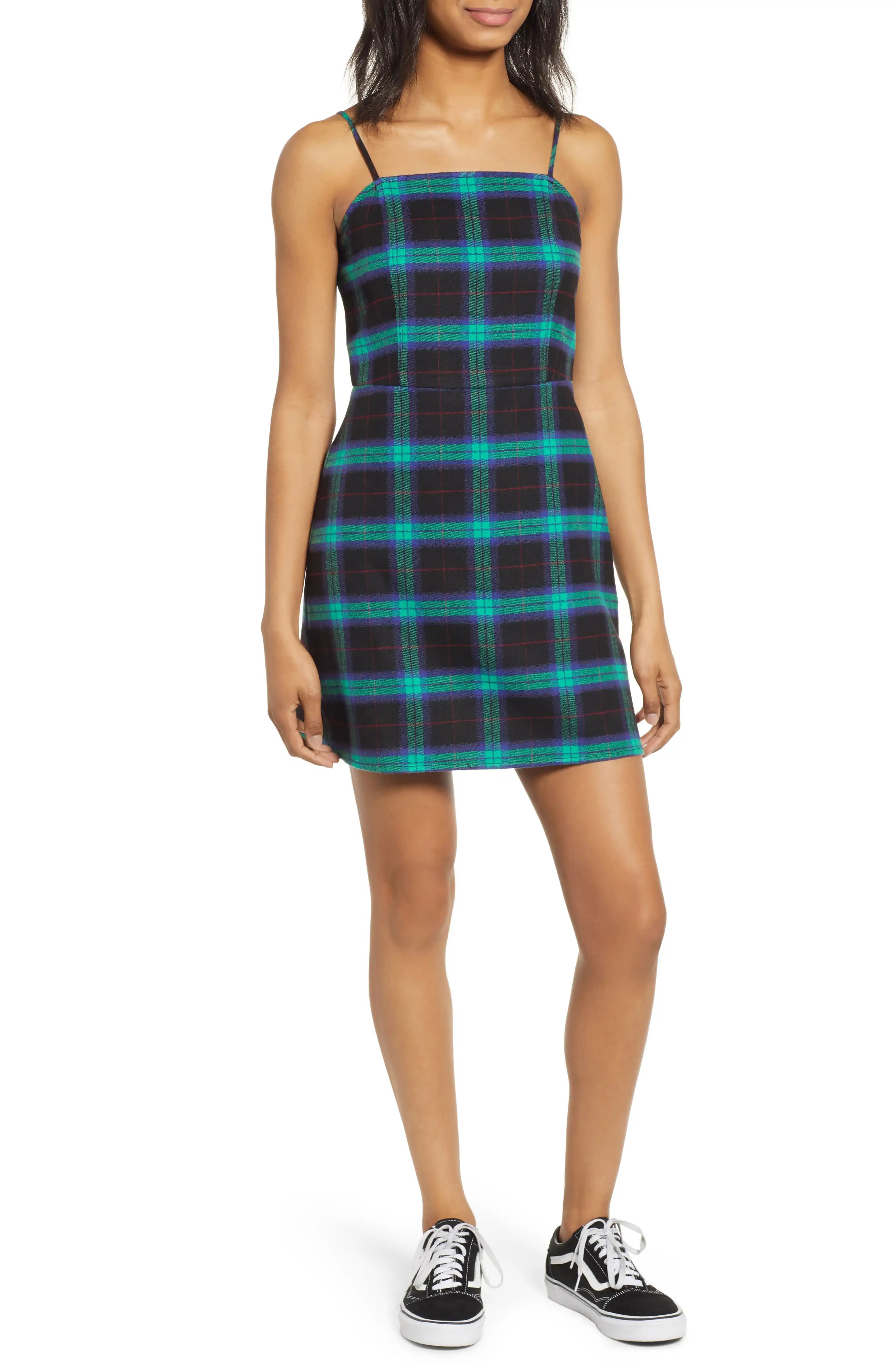 Plaid Minidress | Nordstrom