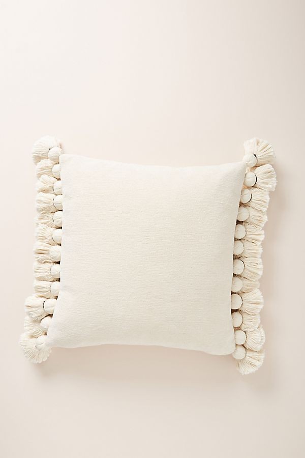 Tasseled Chenille Nadia Pillow | Anthropologie (US)