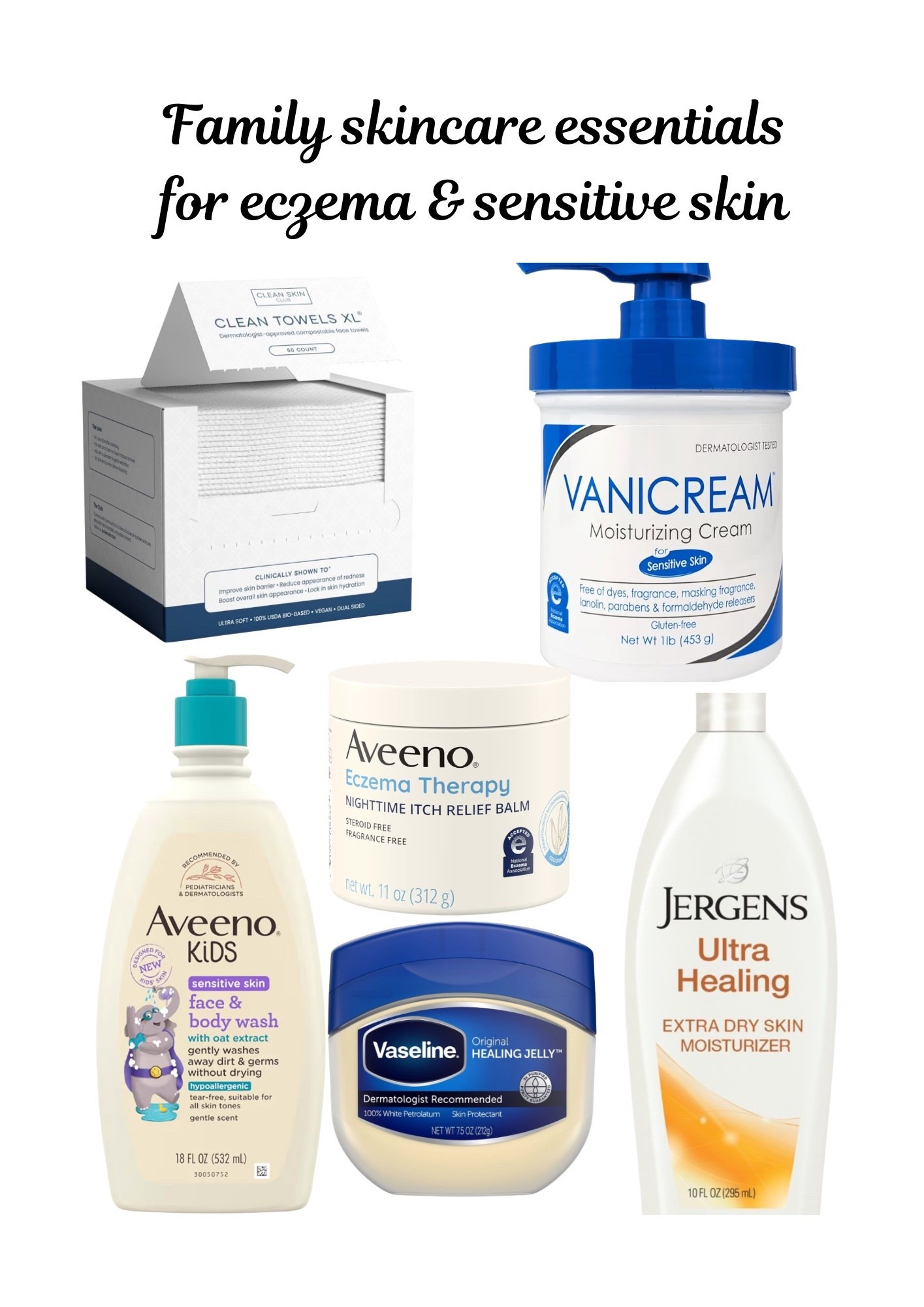 Family skincare essentials for eczema and sensitive skin.

#LTKselfcare #LTKmomlife #LTKKids