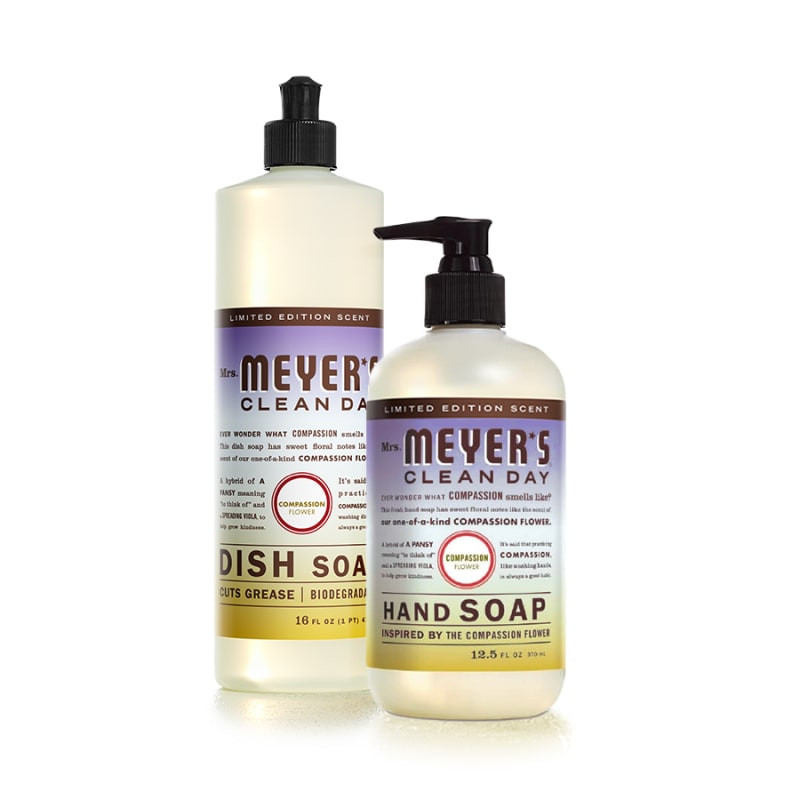 Mrs. Meyer's - Compassion Flower Hand & Dish Set | Grove