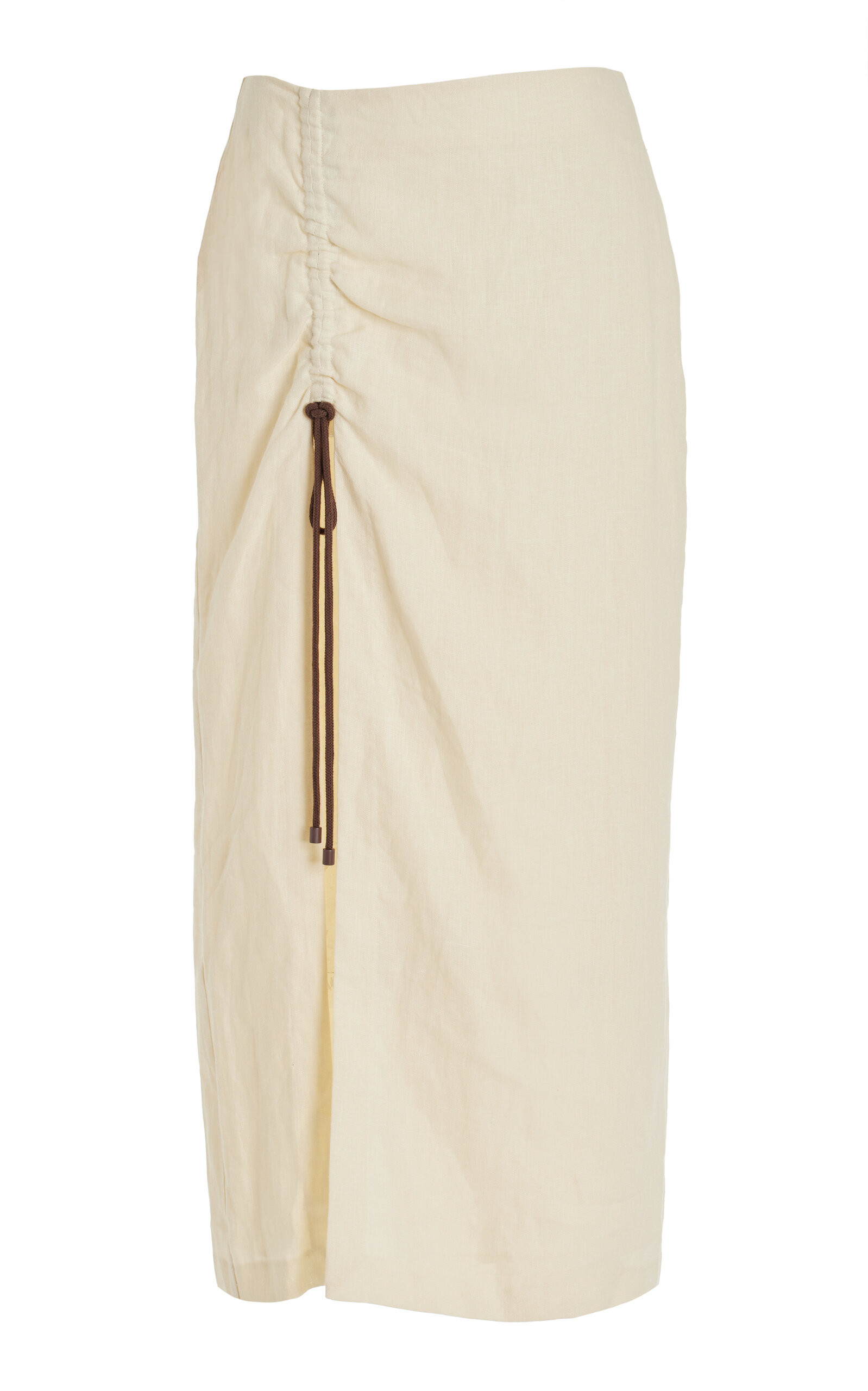 Josefina Corded Linen Midi Skirt | Moda Operandi (Global)