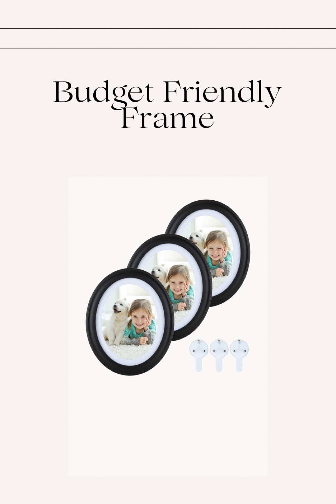 Budget frame option for a silhouette portrait frame