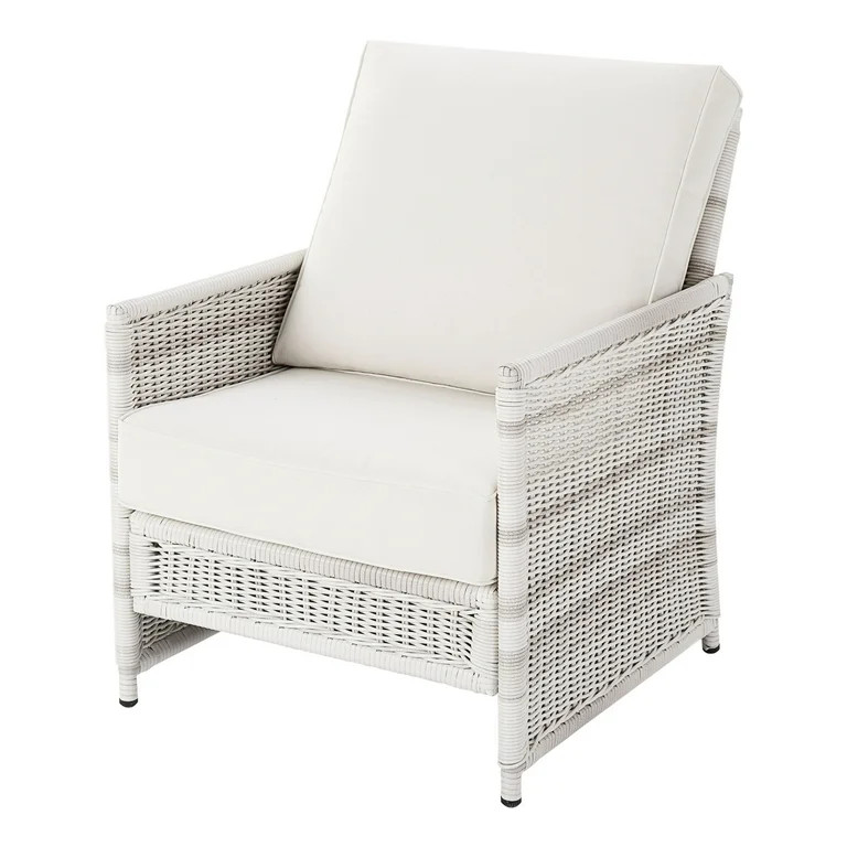 Better Homes & Gardens Paige 4-Piece Wicker Outdoor Conversation Set | Walmart (US)