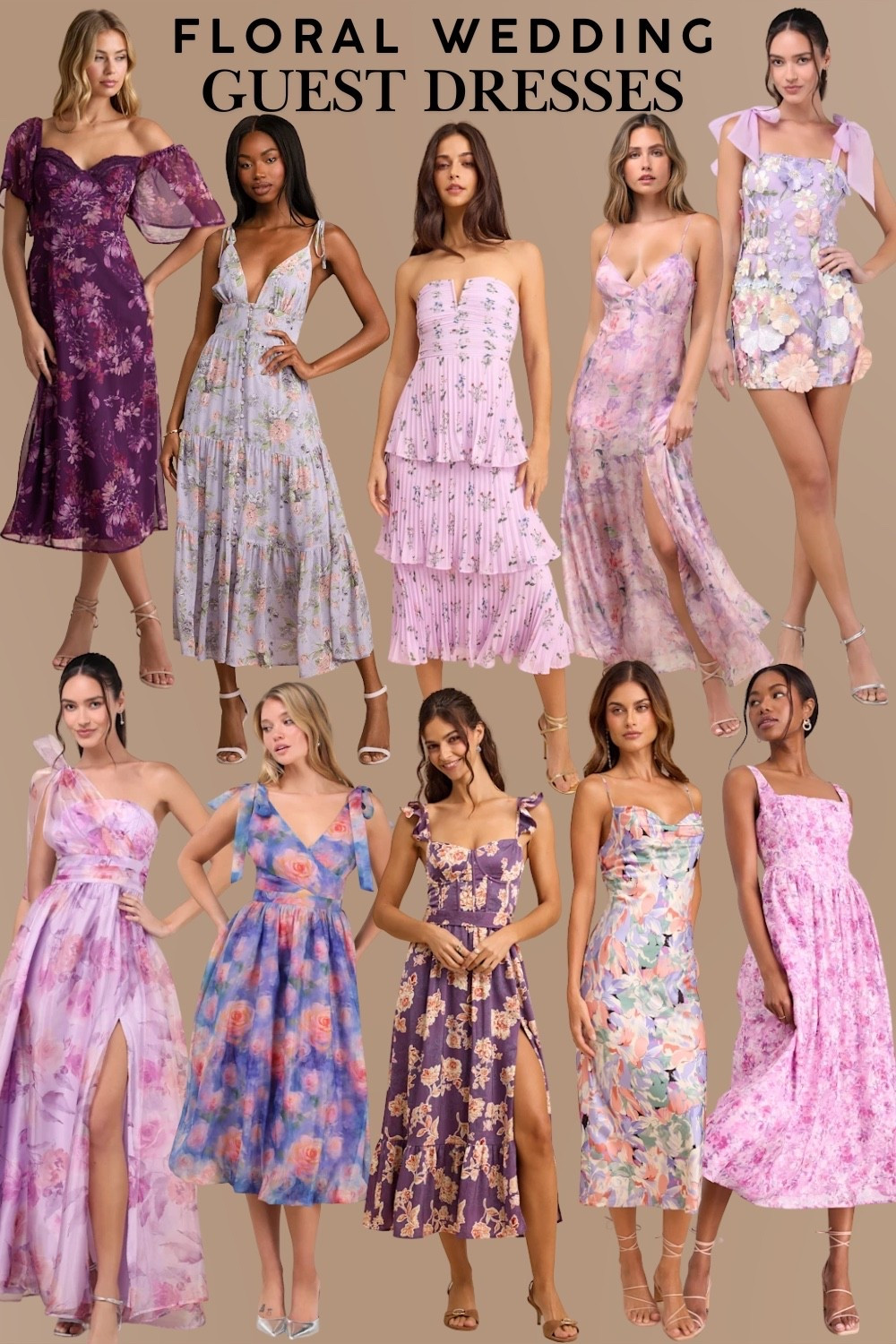 Floral Wedding Guest Dresses 💐🌸💜￼


#lulus
#lulu dresses
#spring dresses
#spring wedding 
#spring bridal shower
#spring outfits 
#trending spring dresses
#purple dress
#purple floral 
#plum dress 
#sheer dress 
#bridal shower dress 
#wedding guest dress 
#bridesmaid dress
#floral dress 
#ruffle dress  
#maxi dress
#midi dress
#mini dress
#halter dress ￼
#strapless dress
#flowy dress
#cutout dress
#sweetheart neckline
#satin dress
#wine tasing outfit
#wine tasting dress ￼
#spring fashion inspo
#affordable fashion
#affordable dresses
#tropical vacation dress 
#vacation outfit
#vacation dress
#easter dress
#easter outfit
#church dress
#dresses under $100 ￼￼

#LTKootd #LTKWedding