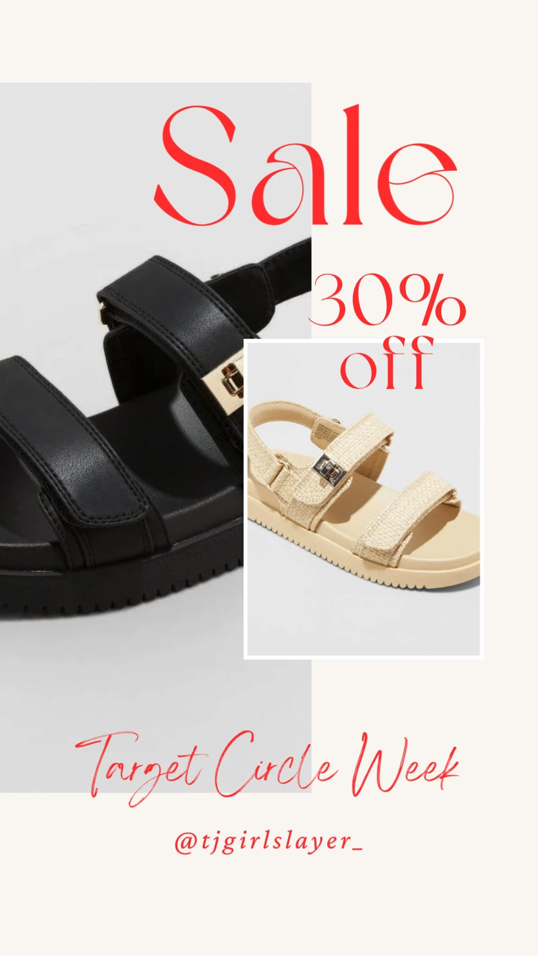 Circle Week at Target begins now! All sandals are 30% off! Grab my favorite 2 NOW! Shop Target TODAY!!! 

#LTKsalealert #LTKshoecrush #LTKxTarget