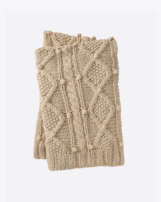 Cable Knit Throw Blanket | Draper James (US)