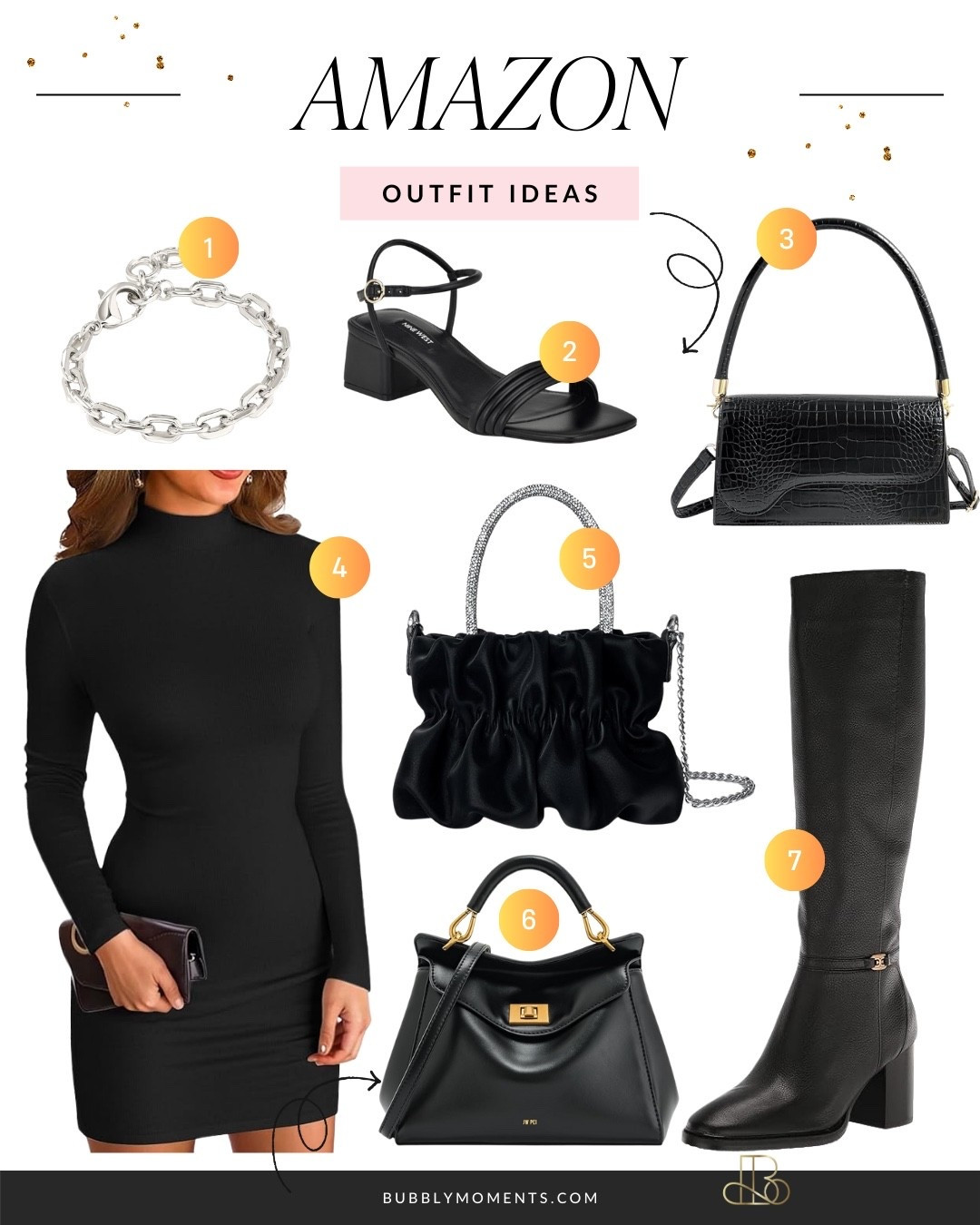 Sleek, confident, and timeless 🖤 This outfit edit focuses on clean lines, classic silhouettes, and bold accessories that instantly elevate your look. Perfect for dinners, nights out, events, or anytime you want a polished, modern outfit without overthinking it. These pieces are designed to mix and match effortlessly while adding a touch of sophistication to your wardrobe. Save this post for outfit inspiration and tap to shop the full edit.
#amazonfashionfinds #ltkstyle #blackoutfits #modernstyle #chiclooks #fashionedit #outfitideas #statementstyle #ltkfashion #ootdinspo #wardrobestaples #elevatedfashion #stylemoodboard #discoveronltk #shopthelook #amazonoutfit

#LTKHoliday #LTKgrwm #LTKootd