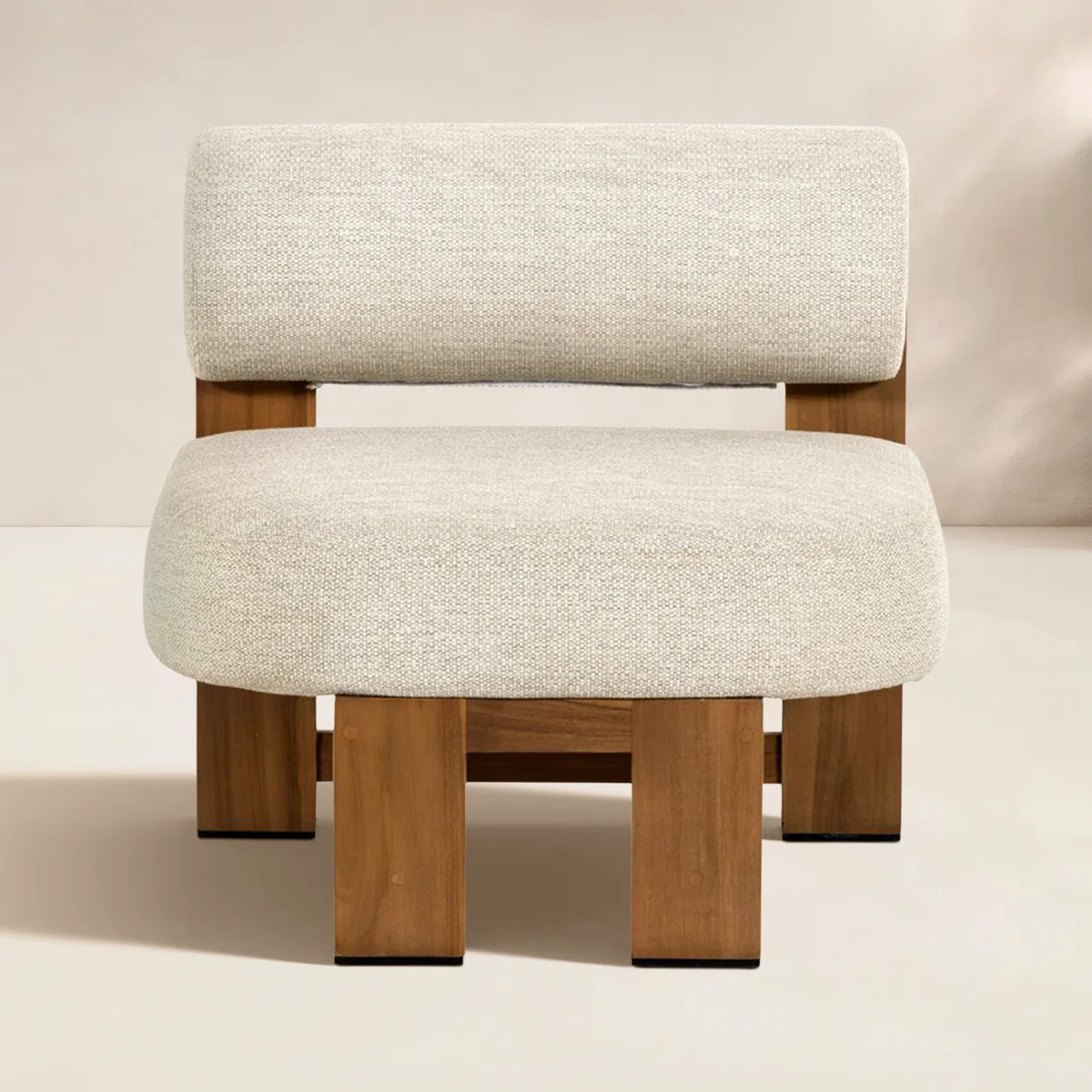 Teak Outdoor Armless Lounge Chair | Wayfair North America