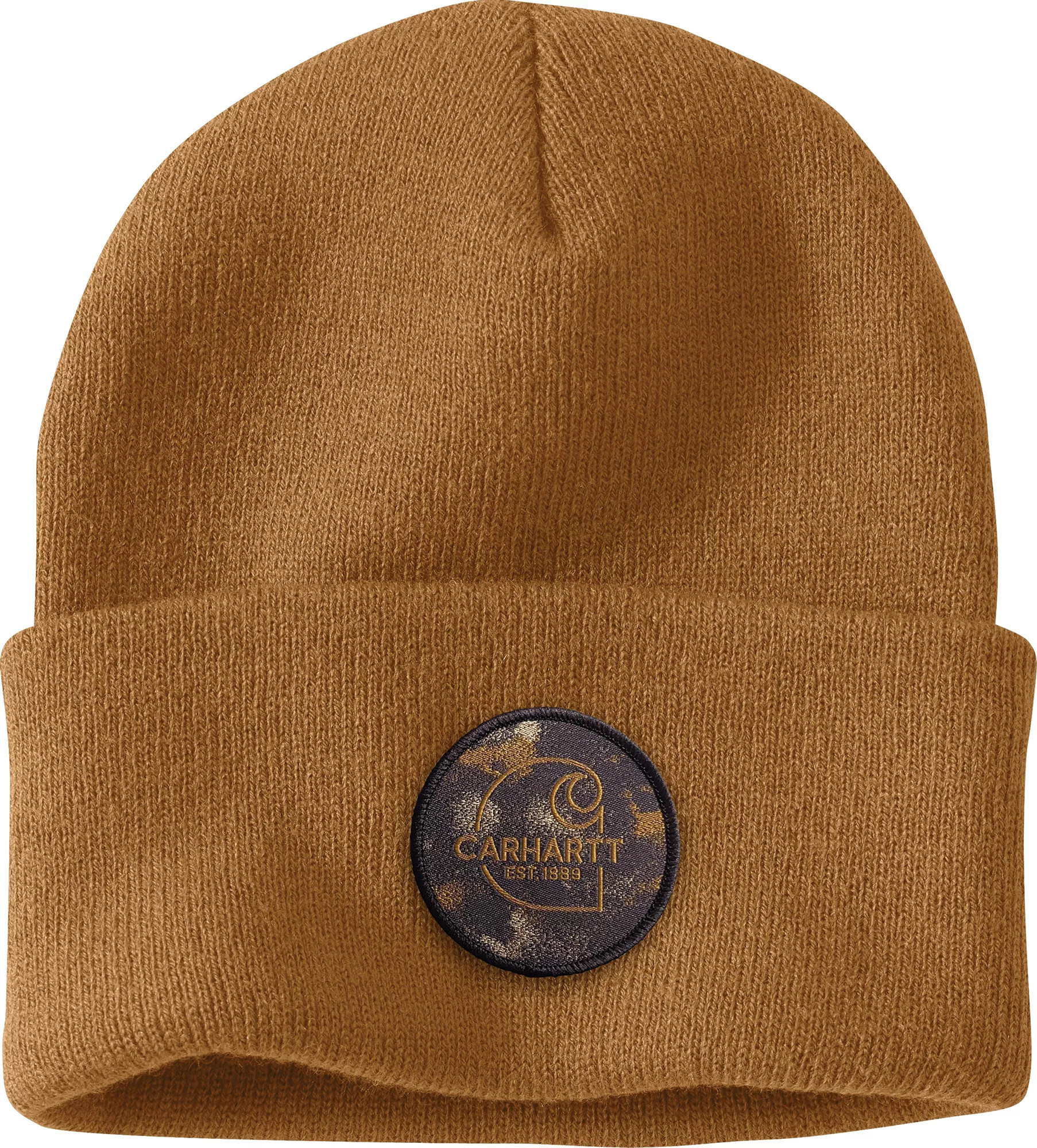 Carhartt Knit Watercolor Patch Beanie, Men's, Carhartt Brown | Dick's Sporting Goods