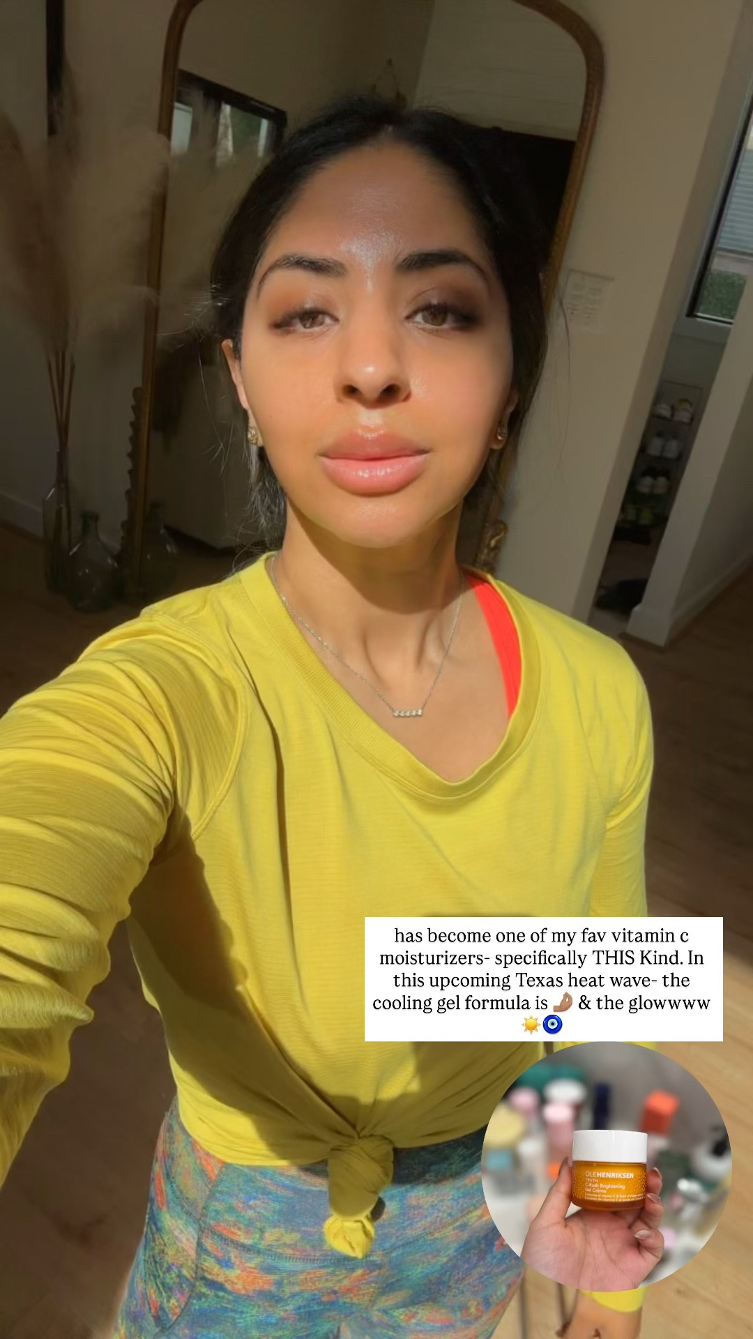 Olehenricksen vitamin c gel moisturizer. Brightening and glowing moisturizer. Morning skincare routine. Removes dark spots. Instant glow skincare. Sephora sale. Beauty sale. Vitamin C. 

Code: SPRINGSALE

#LTKSaleAlert #LTKgrwm #LTKOver40