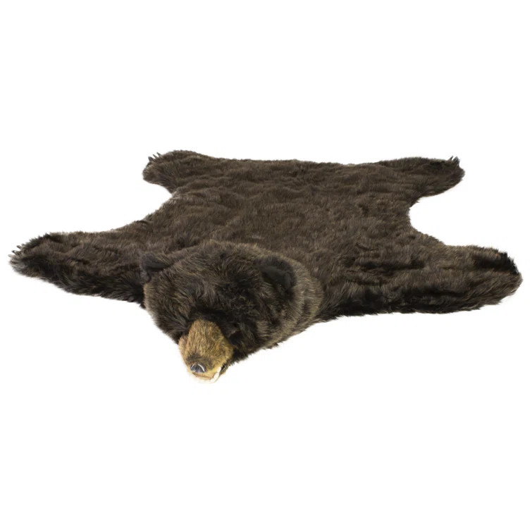 Melina Faux Fur Solid Color Indoor Rug | Wayfair North America
