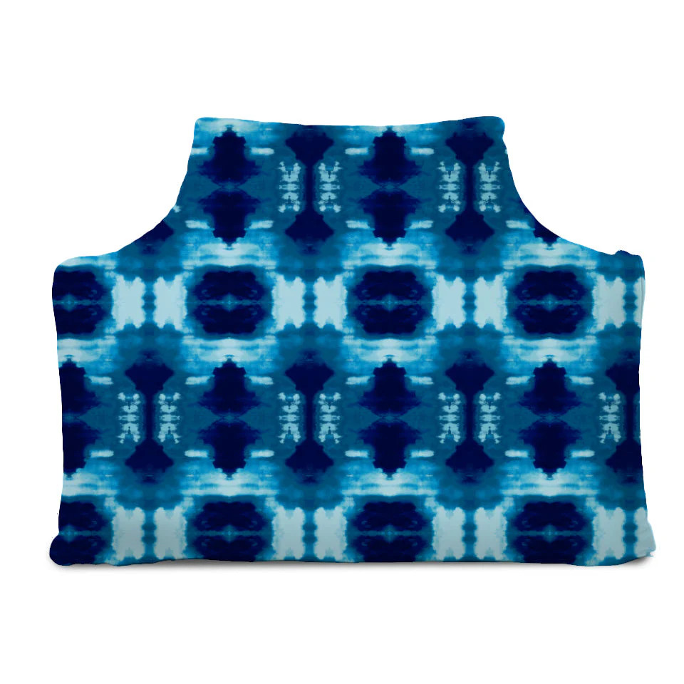 The Headboard Pillow® - Akira Indigo | LeighDeux