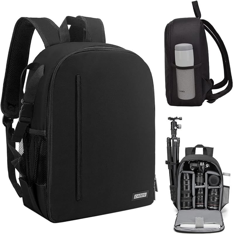 CADeN Camera Backpack Bag Professional for DSLR/SLR Mirrorless Camera Waterproof, Camera Case Com... | Amazon (US)