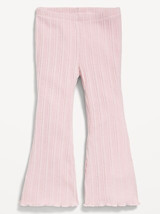 Cozy Ribbed Flare-Leg Leggings for Toddler Girls | Old Navy (US)