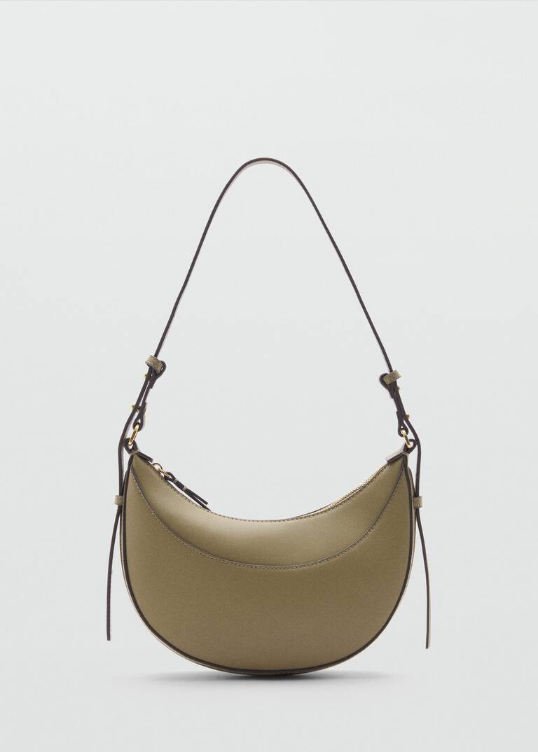 Oval short handle bag -  Women | Mango USA | MANGO (US)