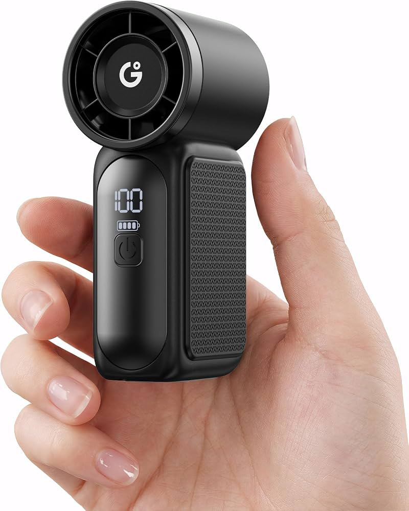 Gaiatop Portable Handheld Mini Fan, 6 Speeds 16900 RPM High Velocity Personal Fan with LED Displa... | Amazon (US)