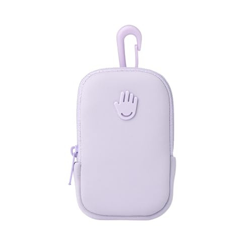 Touchette Zippered Pouch, Attachable Fashion Accessory with Snap Hook for Touchland Hand Sanitizer 1FL OZ., Lilac | Amazon (US)