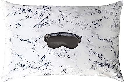 Slip Silk Beauty Sleep Collection, Marble + Charcoal Set - Mulberry Silk 22 Momme Queen Size Silk... | Amazon (US)