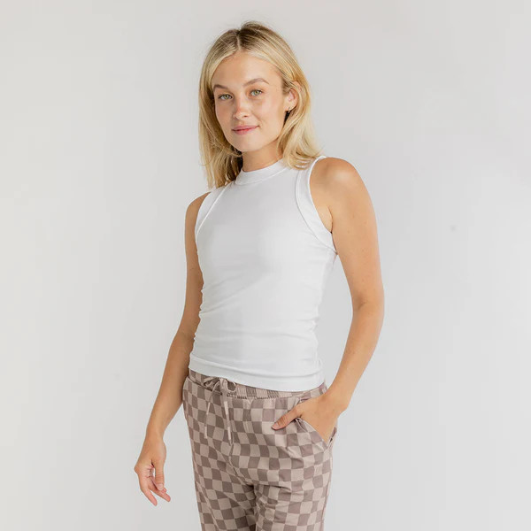 Classic Tank, White | Albion Fit