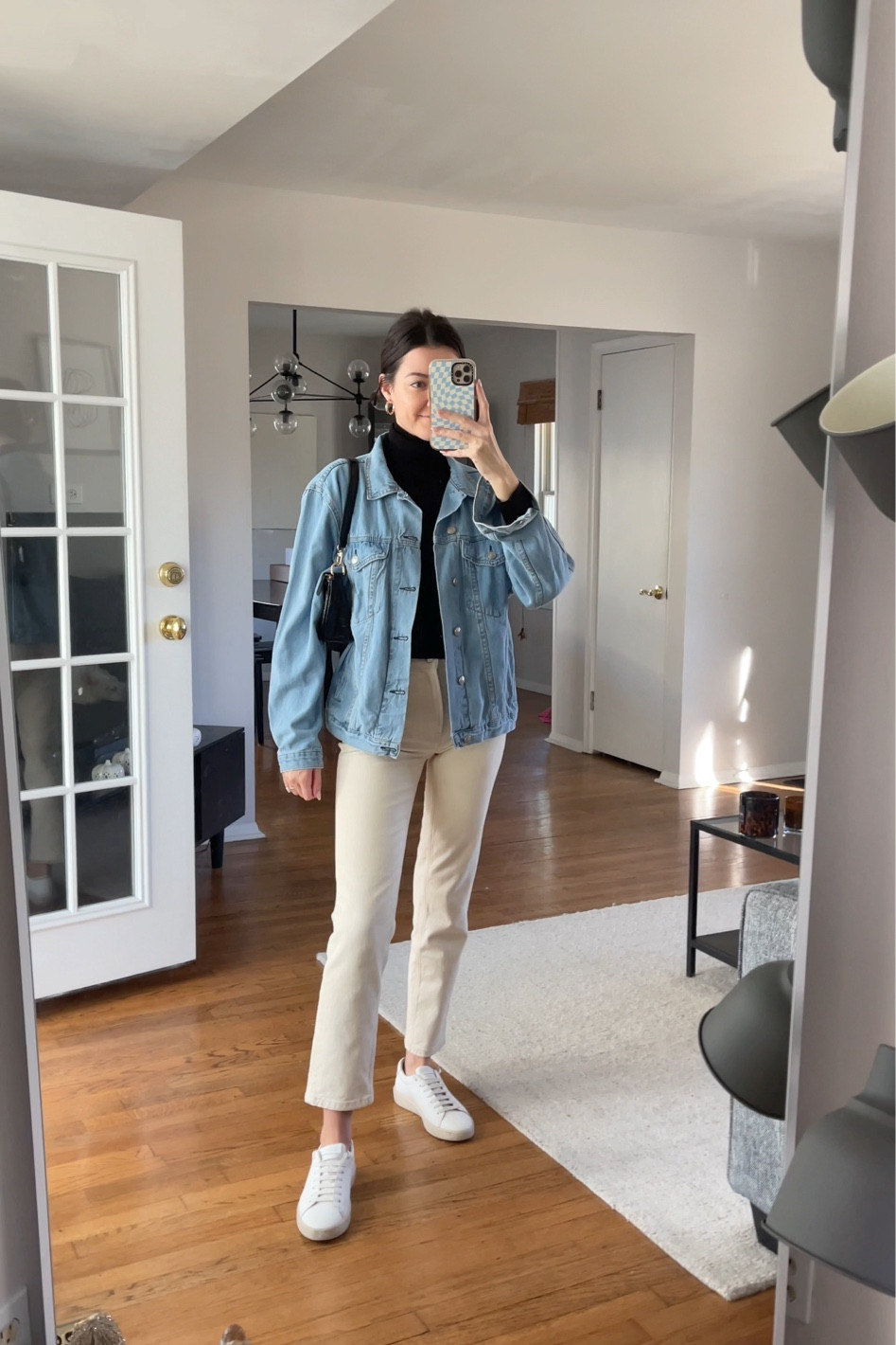 Wearing XS/S in the jacket/24 in the jeans/8 in the shoes! 

#LTKSeasonal #LTKHoliday #LTKunder100