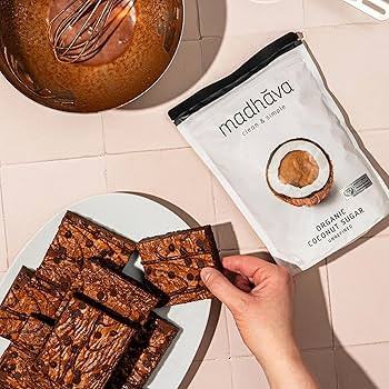 MADHAVA Organic Coconut Sugar 3 Lb. Bag (Pack of 1), Natural Sweetener, Sugar Alternative, Unrefi... | Amazon (US)