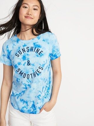EveryWear Graphic Crew-Neck Tee for Women | Old Navy US
