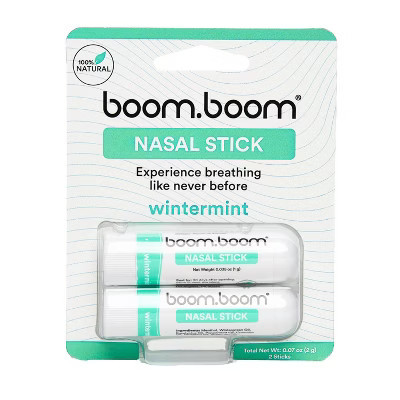 BoomBoom Nasal Stick Treatment Balm - Wintermint - 0.07oz/2pk | Target
