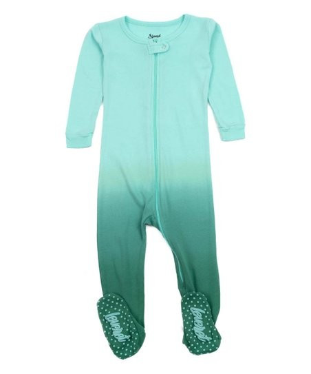 Aqua Ombre Footie Pajama - Infant & Toddler | Zulily