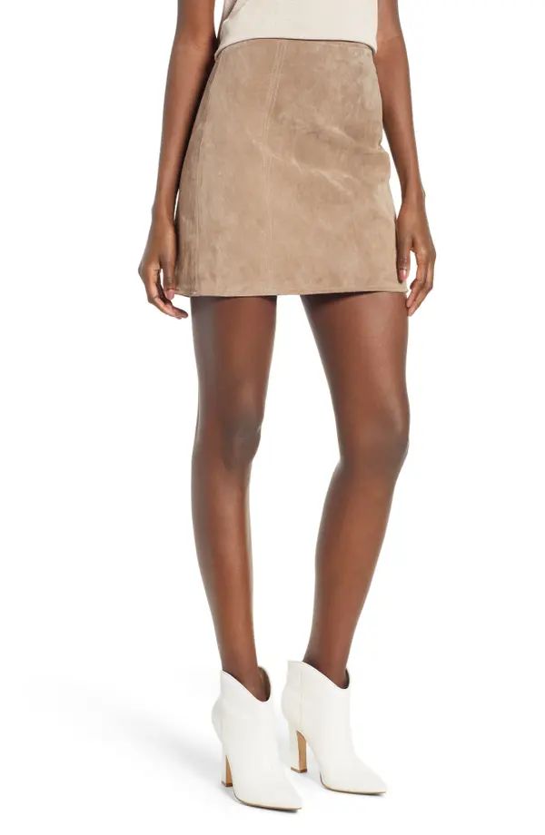 A-Line Suede Skirt | Nordstrom