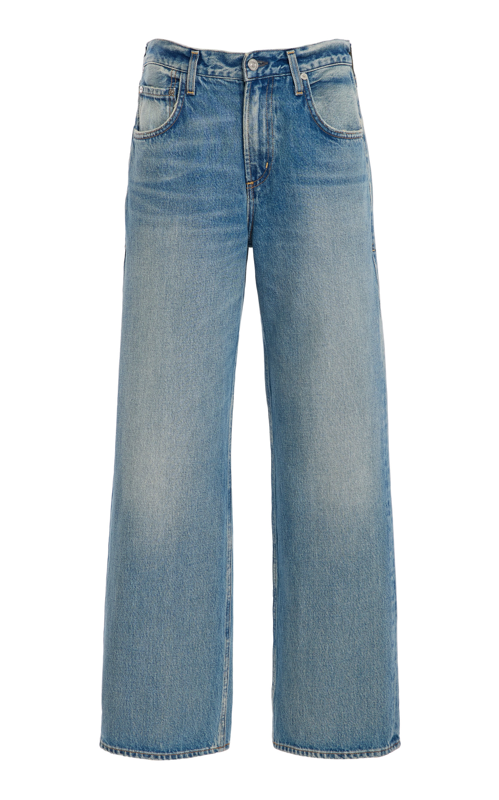Lindz Rigid Low-Rise Easy Straight-Leg Jeans | Moda Operandi (Global)
