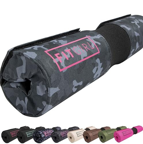 FITGIRL - Hip Thrust Pad and Squat Pad for Leg Day, Barbell Pad Stays in Place Secure, Thick Cushion for Comfortable Squats Lunges Glute Bridges, Works With Olympic Bar and Smith Machine (Camo Design) | Amazon (US)