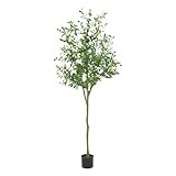 Artificial Olive Tree, 5Ft Faux Olive Tree, Tall Artificial Tree Indoor Outdoor, Potted Silk Plants  | Amazon (US)