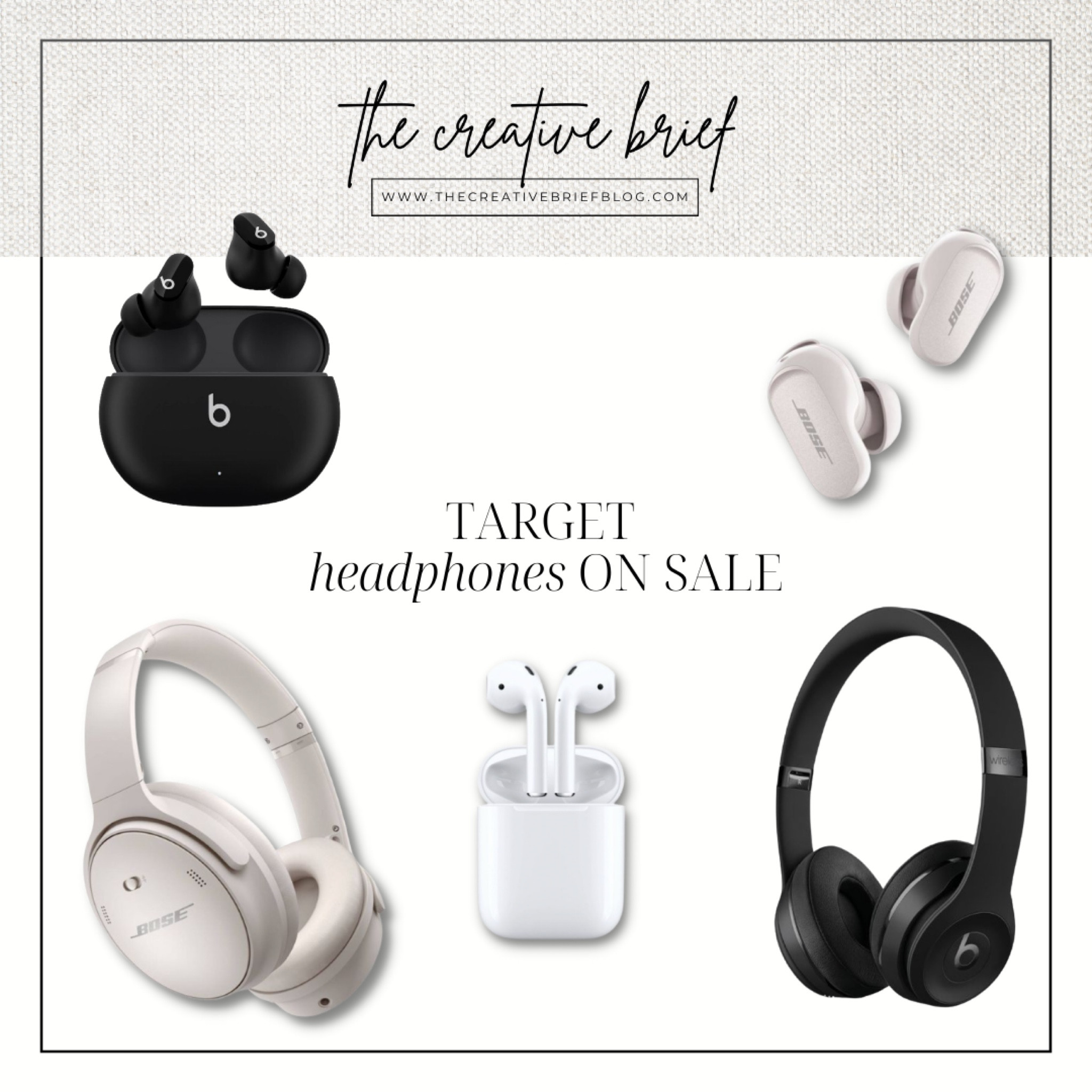 Target has major headphones on sale that would make amazing gifts! 

Gift guide, stocking stuffers, holiday outfit, gifts for him, gifts for her, New Year’s Eve, gift guide for her, mens gift guide, Bose headphones, Apple AirPods, Bose noise cancelling, noise cancelling headphones 

#LTKGiftGuide #LTKsalealert #LTKmens