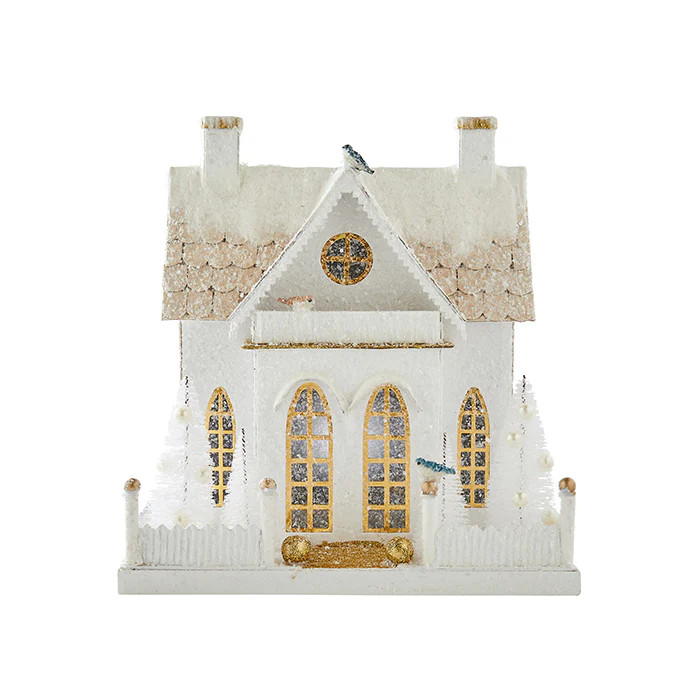 White Christmas Cottage | Caitlin Wilson Design