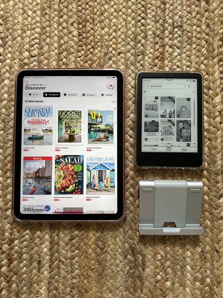 Going digital in small homes with my Apple iPad 10th Generation and my new Kindle from Amazon.

Amazon find / Amazon must have / Amazon home / best ipad / gift idea 

#LTKHome #LTKGiftGuide #LTKSaleAlert