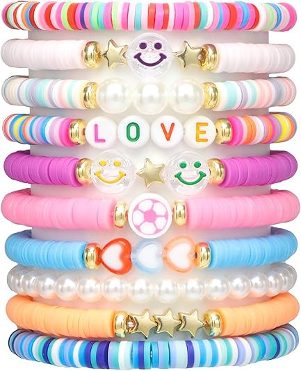 Friendship Bracelets for Teen Girls & Women: Beaded, Preppy, Beach Styles - Ideal Gifts | Amazon (US)