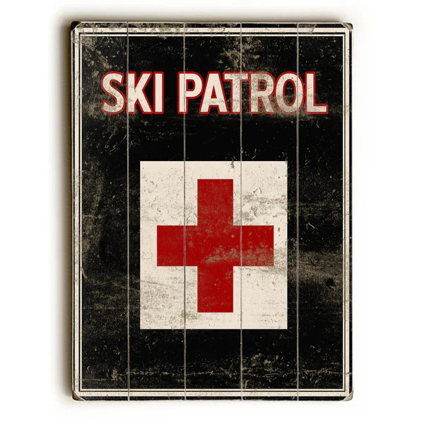 Ski Patrol - Wall Decor by Kate Ward Thacker | Bed Bath & Beyond