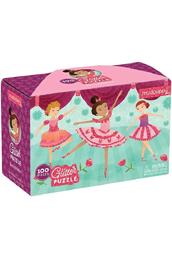 Ballerina Glitter Puzzle | The Frilly Frog