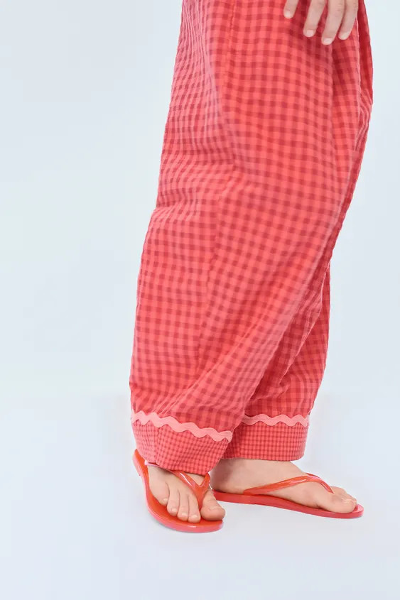 2-14 YEARS/ LIMITED EDITION GINGHAM CHECK PANTS | Zara US